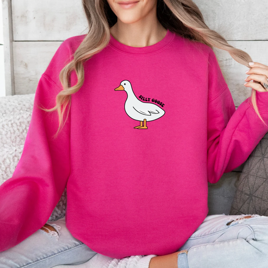 SILLY GOOSE CREWNECK OR TEE