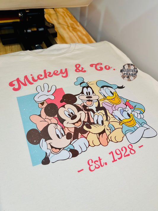 MICKEY & CO. TEE