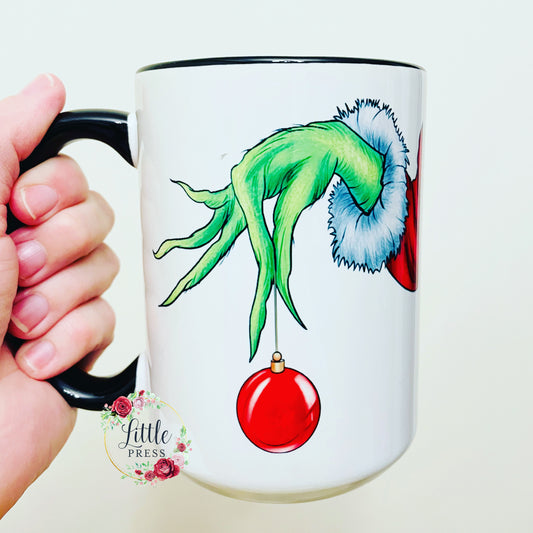 GRINCH ORNAMENT MUG