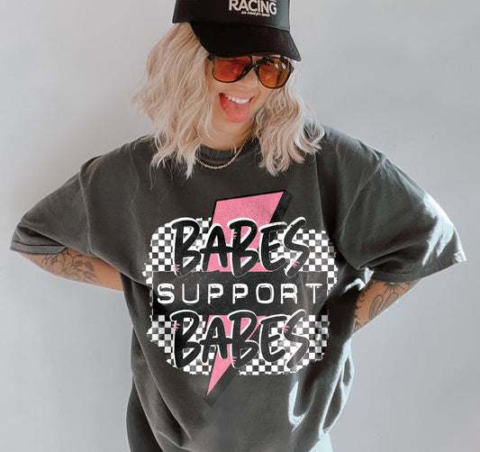 BABES SUPPORT BABES TEE